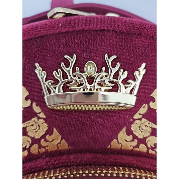 Loungefly NWT Game of Thrones King Joffrey Cosplay Mini Backpack Velour Crown - Picture 5 of 15